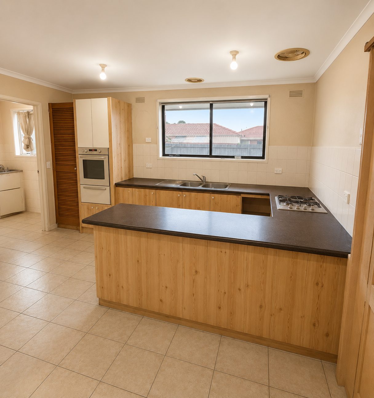 Albanvale kitchen before renovation